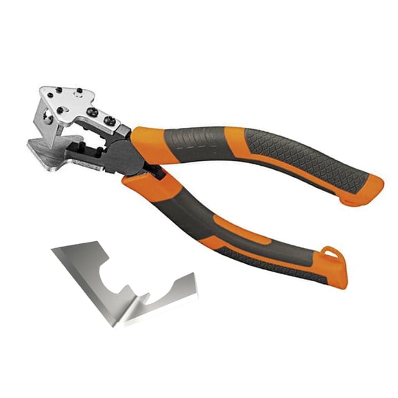 ROCKROK Rubber Cutting Scissors V-Shaped Rubber Strips Scissors 90 Degree Right Angle