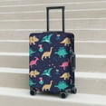 thumbnail image 3 of Wukai Cartoon Dinosaur Elastic Luggage Cover: Personalized Protection for Your Suitcase - Fits 19~29-inch, Washable & Durable Travel Companion-X-Large, 3 of 8