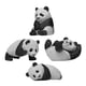 thumbnail image 5 of 4 figuras decorativas de panda en miniatura, adorables animales para decorar el hogar., 5 of 8