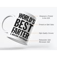thumbnail image 3 of Father's Day Special: World's Best Father Coffee Mug - A Humorous Dad Mug Perfect for Father's Day, Birthdays, Fathers day Gifts from Kids, Sons, and Daughters, 3 of 3