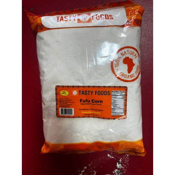 Tasty Foods Fufu Corn (4.4 lbs) - Maize Meal / Corn Flour