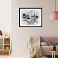 thumbnail image 3 of Historic Framed Print, Fishing in troubled waters.Sapajou., 17-7/8" x 21-7/8", 3 of 9