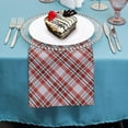 thumbnail image 4 of Cloth Napkins Christmas Plaid Buffalo Soft Comfortable Napkins 4 Pack for Family Dinners Weddings Cocktail Kitchen Banquet Decorative Washcloths, 4 of 6