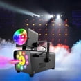 thumbnail image 2 of Fog Machine with Wireless Remote, LED Light, 12 Colors, 500W, EU Standard, 2 of 5
