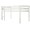 White, variant on Tcbosik Low Loft Bed with Ladder, Twin Size Wood Bed Frame with Guardrail for Bedroom, No Box Spring Needed, White
