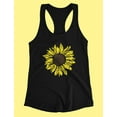 thumbnail image 4 of Cute Sunflower Tank Tops for Women Summer Casual Racerback Tops for Girls Sunflower Large, 4 of 5