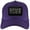 Purple, variant on Gravity Threads Game Over Patch Adjustable Trucker Hat - Red