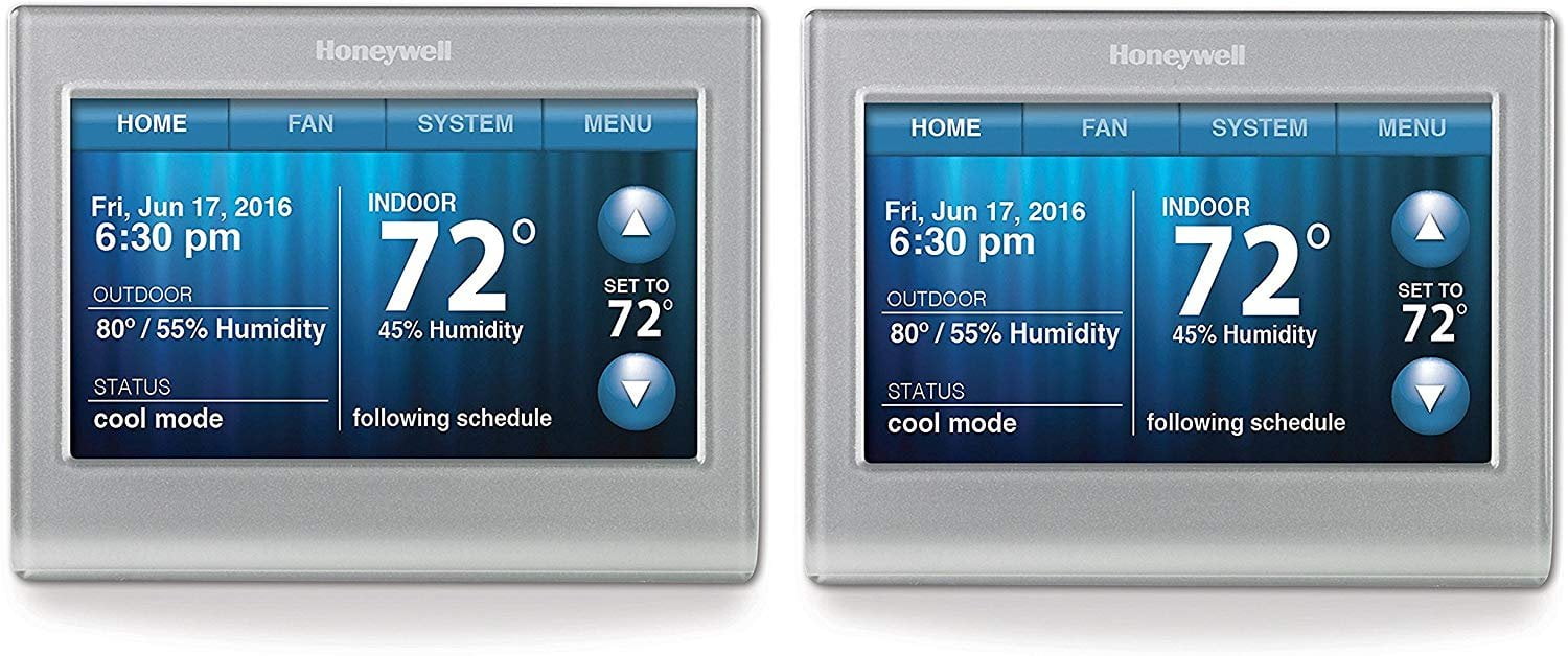 Honeywell RTH9580 WiFi Touchscreen Smart Thermostat 2 pk