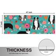 thumbnail image 5 of Kitchen Rugs Sets Of 2,Australian Shepherd Dog and Flower Anti Fatigue Kitchen Mat Rugs Non Slip Washable,Decorative Kitchen Floor Mats for Kitchen,Sink,Laundry,17"X47", 5 of 5