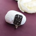 thumbnail image 2 of Efulgenz Indian Oxidised Silver Wonderful Press On Nose Clip Ring for Girls and Women, 2 of 4