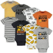 8-Pack Baby Boys Hungry Bodysuits
