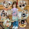 thumbnail image 4 of Boys Girls Kids Cartoon Apron with Pocket for Cartoon Lovers,Cartoon Movie Adjustable Child Neck Strap and Bib Funny Aprons Kitchen Toddler Aprons for Cooking Baking, 4 of 6