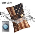 thumbnail image 6 of Gaeub Deer American Flag Vintage Printed Men's Short Pajama Pants, Lightweight Lounge & Sleep Bottoms Keep You Cool-20"x30", 6 of 6