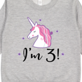thumbnail image 3 of Inktastic Third Birthday Cute Unicorn Toddler Sweatshirt, 3 of 4