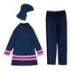 thumbnail image 2 of Modestia de para mujer Verano Musulmán Árabe Mujeres de ropa para deportiva Ropa de 3XL Azul 3XL Yinane Traje de baño de cobertura completa, 2 of 8
