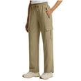 thumbnail image 2 of BLVB Women's Hiking Cargo Pants Quick Dry Lightweight Water Resistant Travel Camping Athletic Pants with Pockets, 2 of 7