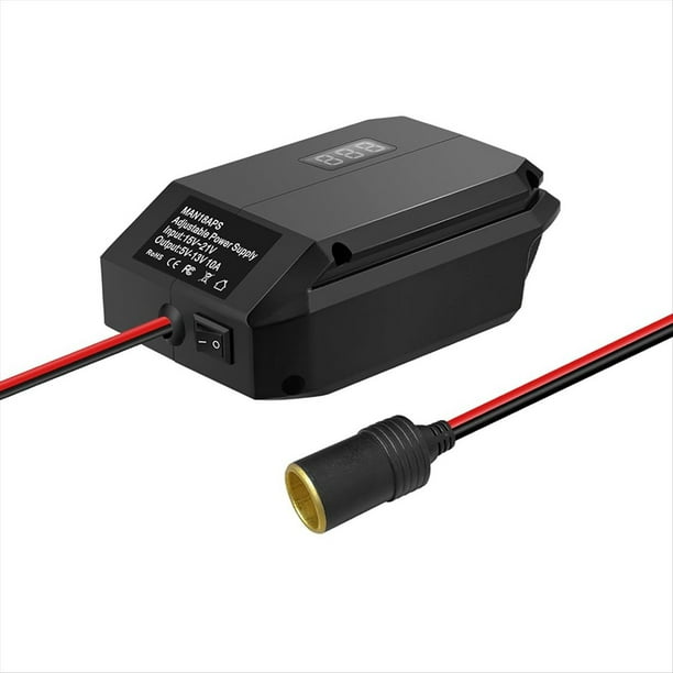 Convertidor Reductor para , Adaptador de Batería y Adaptador de Encendedor para Herramientas de Bricolaje para Coches de Juguete RC.