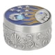 thumbnail image 2 of Caja De Almacenamiento De Joyería De aleación De Flor En Relieve Vintage, Decoración De Baratijas, Estrella De Luna Plateada, 2 of 7
