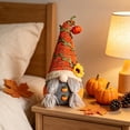 thumbnail image 4 of Chmadoxn 12.6" Fall Gnomes Decorations, Pumpkin Sunflower Plush Faceless Doll, Autumn Harvest Thanksgiving Gnome Tabletop Figurine for Home Shelf Fireplace Tiered Tray Decor, 4 of 9