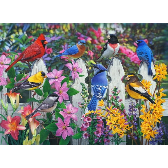 Vermont Christmas Company Songbirds Jigsaw Puzzle 1000 Piece