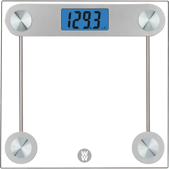 Weight Watchers Scales by   Scale for Body Weight, Digital Bathroom Scale in Clear