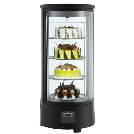 110v Countertop Glass Refrigerated Display Case For Cakes Pies
