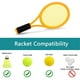 thumbnail image 5 of Raqueta de tenis para niños, raqueta de tenis de plástico de 17 pulgadas con 2 pelotas suaves, 2 pel, 5 of 8