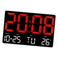 thumbnail image 2 of GUOOL Réveil Horloge Numérique Affichage LED Multifonctionnel Jauge de Température Enfants Rouge, 2 of 9