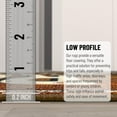 thumbnail image 4 of Ottomanson Non-Slip Rubberback Text 2x5 Laundry Room Runner Rug, 20" x 59", Brown, 4 of 11