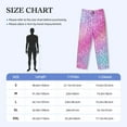thumbnail image 3 of Mens Pajama Pants, Fun Rainbow Pink Soft Sleep & Lounge Pants for Men, Cuteness Casual PJ Bottoms Pants with Pockets, 3 of 7