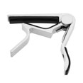 thumbnail image 2 of Tnstrumento Musical Aleación Tune Clamp Key Trigger Capo para guitarra eléctrica acústica (plata), 2 of 6