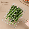 thumbnail image 2 of Grille Plate pour Braai Maintient Solidement la Nourriture pour Grillades Barbecue en Plein Air, 2 of 7
