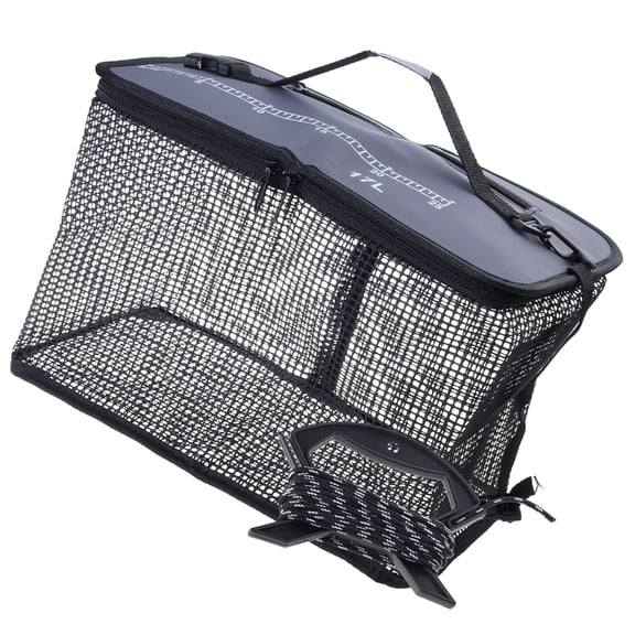 Floating Fishing Basket Folding Fish Basket Portable Fishing Net Easy to Use
