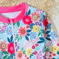 thumbnail image 5 of Hiijoy Little Girls One-Piece Swimsuit Long Sleeve Bathing Suit Swimwear, Sizes 5-11, 5 of 5