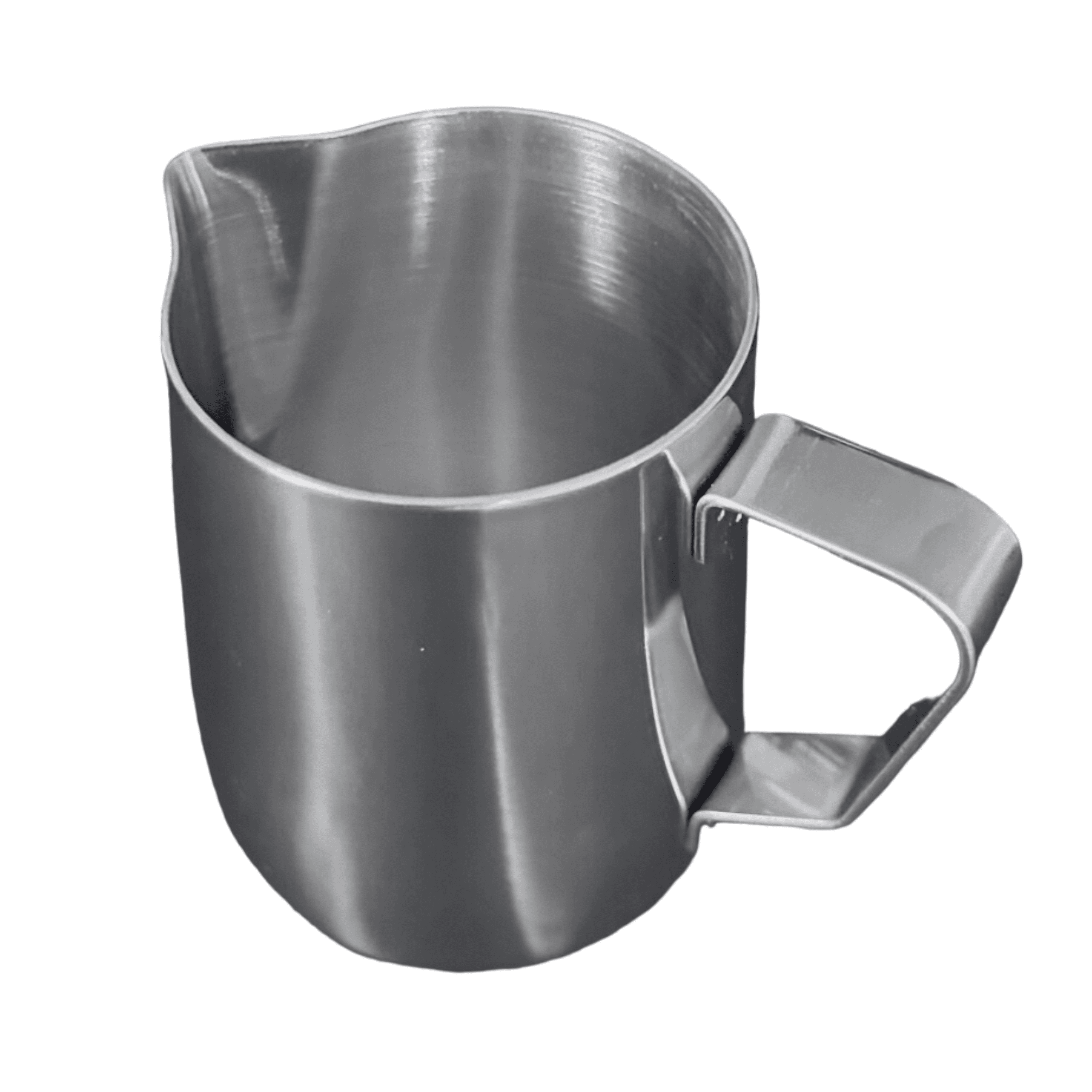 Rattleware Stainless Steel Latte Art Pitcher, 20 oz, with Etched Measurements and Drip-Resistant Spout