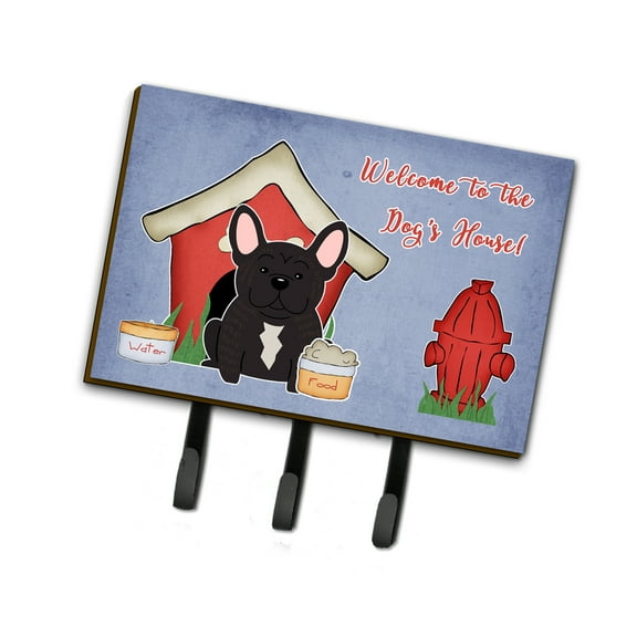 Dog House Collection French Bulldog Brindle Leash or Key Holder