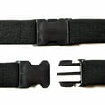 thumbnail image 4 of 1.25 Inch Elastic Stretch Belt with Side-Release Buckle and Adjustable Strap Length, for Men and Women (Black, Regular), 4 of 7