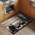 thumbnail image 2 of Deer Silhouettes Entryway Rug 2'x3'&nbsp; Non Slip Front Door Mats, Trees Wooden Retro Art Farmhouse Entrance Rugs Indoor Outdoor Carpet, Washable Floor Mats Small Area Rug for Bedroom Kitchen, 2 of 8