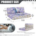 thumbnail image 3 of ZUXONGSY Horse Daisy Pattern RV Dinette Cushion Covers Set of 4, Breathable Camper Cushion Slipcover Replacement Non-Slip Furniture Protector for RV Camper Car Bench, 3 of 8