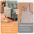 thumbnail image 4 of Tapete rascador de sisal para gatos, de 22 x 13 pulgadas, para piso de pared, muebles de sofá, tablero de postes rascadores para gatos con cinta de velcro, protector de muebles antiarañazos, 4 of 5