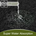 thumbnail image 5 of Softlife Absorbent Bathroom Rugs Microfiber Non Slip Bath Mat for Bathroom Soft Shaggy Rug,54"x24",Black, 5 of 6