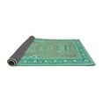 thumbnail image 2 of Ahgly Company Indoor Rectangle Persian Turquoise Blue Traditional Area Rugs, 8' x 10', 2 of 4