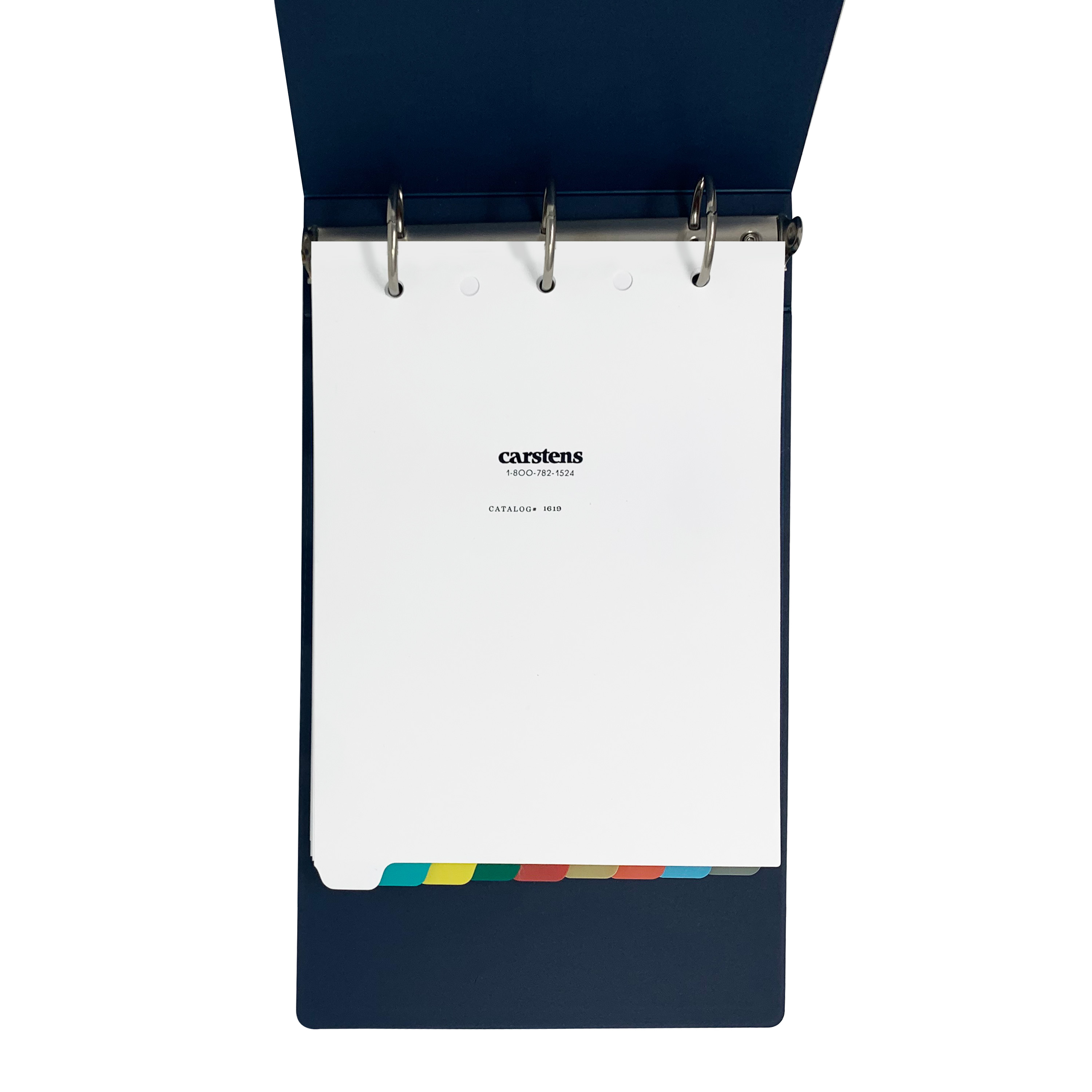 Carstens Heavy Duty Plastic Dividers, 11-Tab, Multi-Color, Blank, for Top-Opening 2-Ring, 3-Ring and 5-Ring Binders