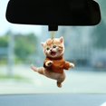thumbnail image 4 of ievspot 4 Pcs Car Pendant with Lanyard Cat Design Auto Rearview Mirror Ornament Animal Pendant Car Interior Accessories, 4 of 8