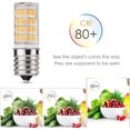thumbnail image 4 of Bombilla Led E17 Para Horno Microondas, Aparato De Cocina, Bombilla Para Estufa, 4 Vatios (Equivalente A Bombilla Halógena De 40 W), Luz Blanca Cálida, Indicador E17 De 3000 K, Base Intermedia Regulab, 4 of 5