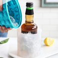 thumbnail image 4 of Fabricante de cubitos de hielo de silicona bandeja de molde de cubitos de hielo cubo portátil enfriador de hielo de vino armario de cerveza herramientas de cocina beber whisky congelar Feliz Sencillez, 4 of 5