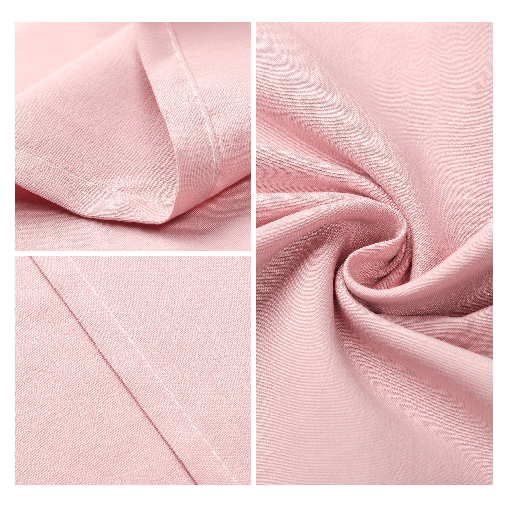 Unique Bargains 1 Pcs Pillow Cases Breathable Cooling Pillow Covers Pink 20"x48"