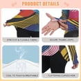 thumbnail image 4 of FORMRS Womens Long Sleeve Shirts UPF 50+ Sun Protection Quick Dry Fishing Hiking Tops, Size S-2XL, Stripes Pattern, 4 of 8