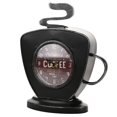 thumbnail image 2 of Hometime Metal Mantel Clock - Coffee Cup, 2 of 3