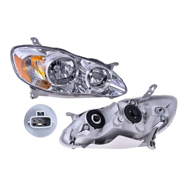 Faro Corolla 2005 A 2008 Toyota Der Fdo Crom DEPO .